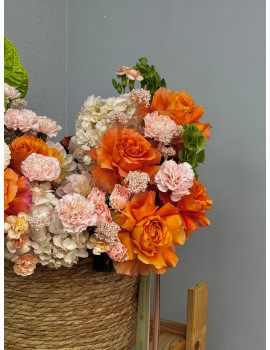 Композиция в корзине Тропический Рай