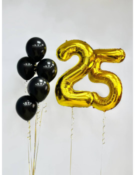 Сет шаров с цифрами