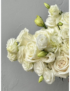 Свадебный букет Снежная вуаль