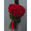 Купить Букет Червонная Королева, 101 роза по низким ценам в Уссурийске, заказ доставки цветов | Цветочный Рай