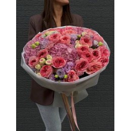 Букет Розовый рассвет