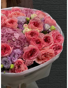 Букет Розовый рассвет