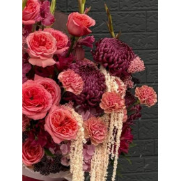 Композиция в коробке Магия Бордо