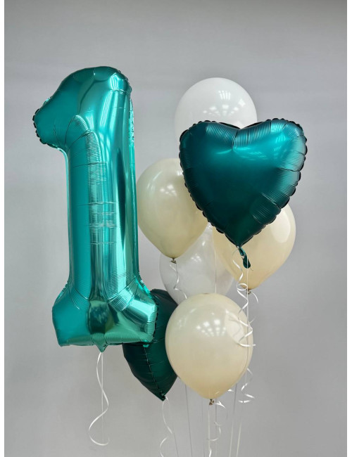Купить Сет шаров с цифрой по низким ценам в Уссурийске, заказ доставки цветов | Цветочный Рай