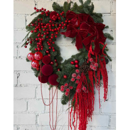 Новогодний венок М