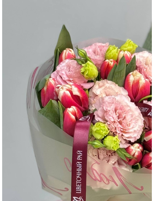 Купить Букет тюльпаны Люблю по низким ценам в Уссурийске, заказ доставки цветов | Цветочный Рай