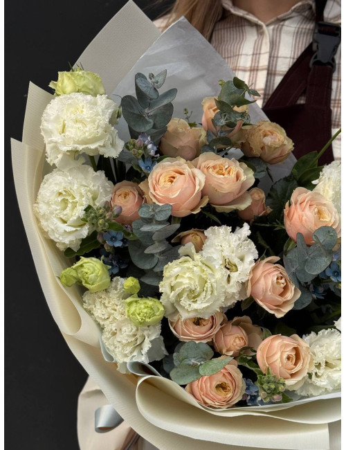 Купить Букет Нежный бриз по низким ценам в Уссурийске, заказ доставки цветов | Цветочный Рай