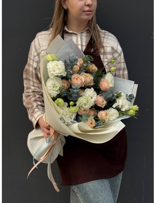 Купить Букет Нежный бриз по низким ценам в Уссурийске, заказ доставки цветов | Цветочный Рай