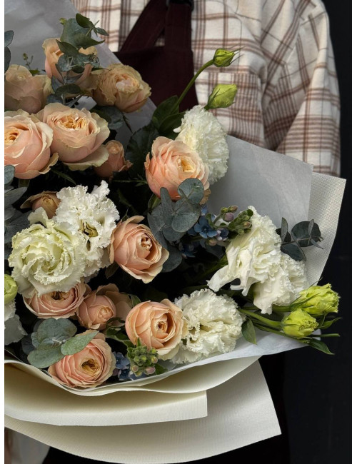 Купить Букет Нежный бриз по низким ценам в Уссурийске, заказ доставки цветов | Цветочный Рай