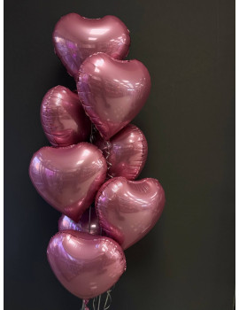 Французские розы и сет сердец