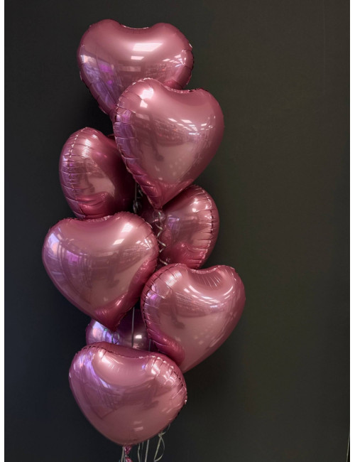 Купить Французские розы и сет сердец по низким ценам в Уссурийске, заказ доставки цветов | Цветочный Рай