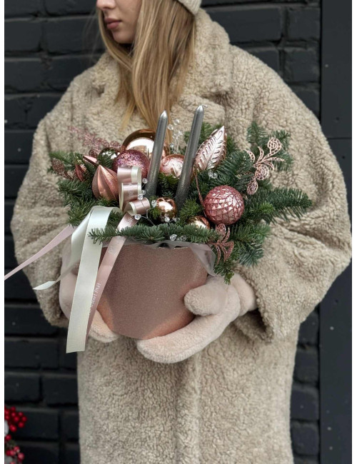 Купить Композиция из нобилиса по низким ценам в Уссурийске, заказ доставки цветов | Цветочный Рай